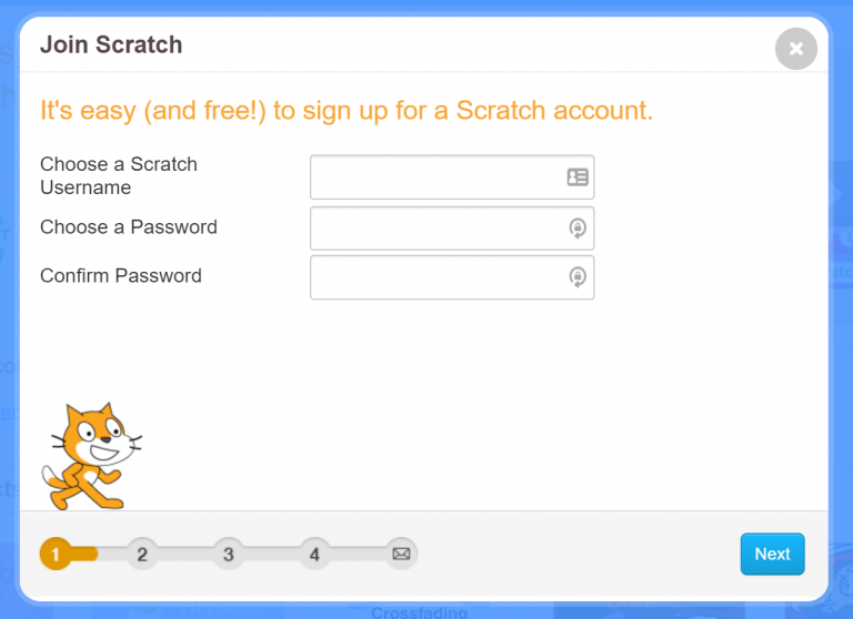 Scratch Account Sign In 1.3.2 Creating an account - TU Delft OCW
