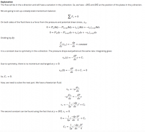 5.1.7 Example A: Laminar flow Newtonian liquid - TU Delft OCW